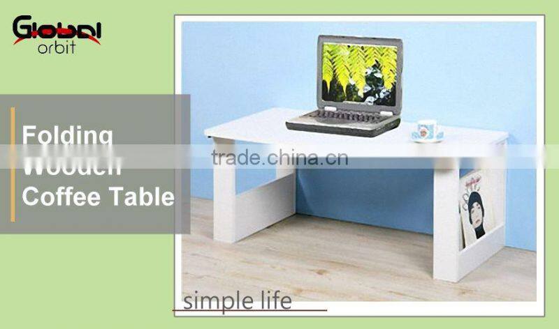 Folding table, Japanese style wood table, adjustable coffee table