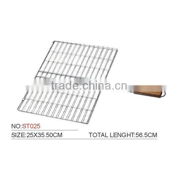 ST025 square stainless steel bbq grill