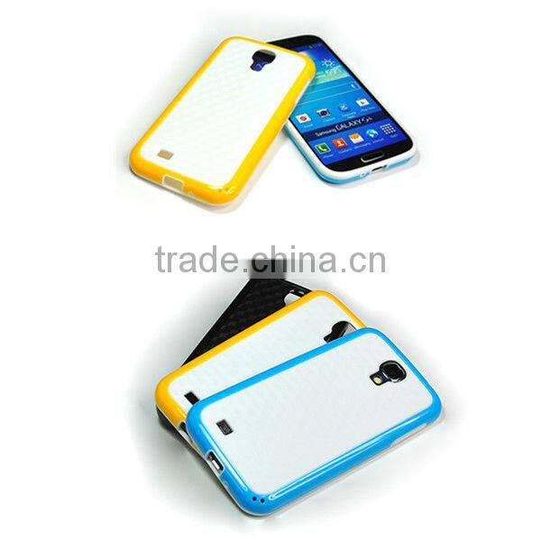 Hybrid PC+TPU case for Samung galaxy s4 i9500,Duotone case for S4/ waterproof shockproof back cover case for Samsung galaxy s4