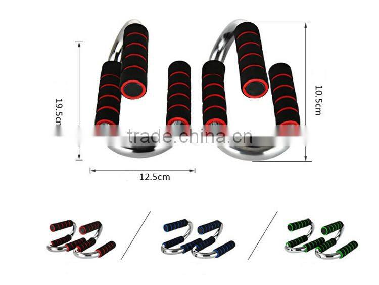 Fitness equipment push up stands