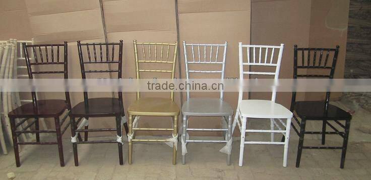 white wooden tiffany chair banquet chair for wedding party rental