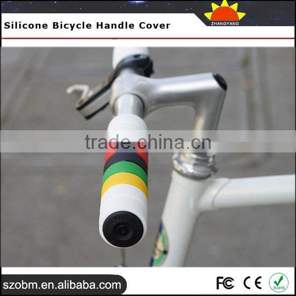 Best Price for Bicycle Accessories 200pcs/bag Individual DIY Colorful Silicone Bicycle Handle Cover