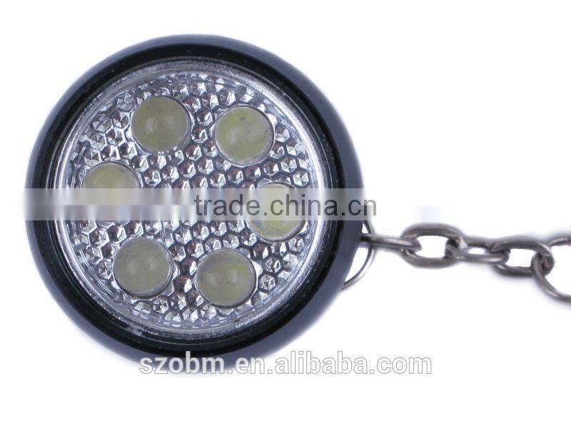 OEM LL-06A 6*LED Emergency Light Torch LED Keychain SKU#5667