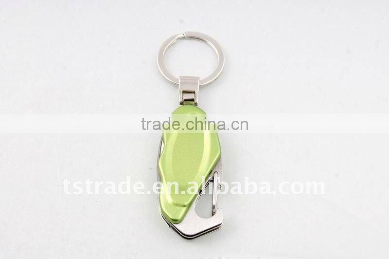 2014 Mini Cute design LED metal utility keychain gift knife K902A