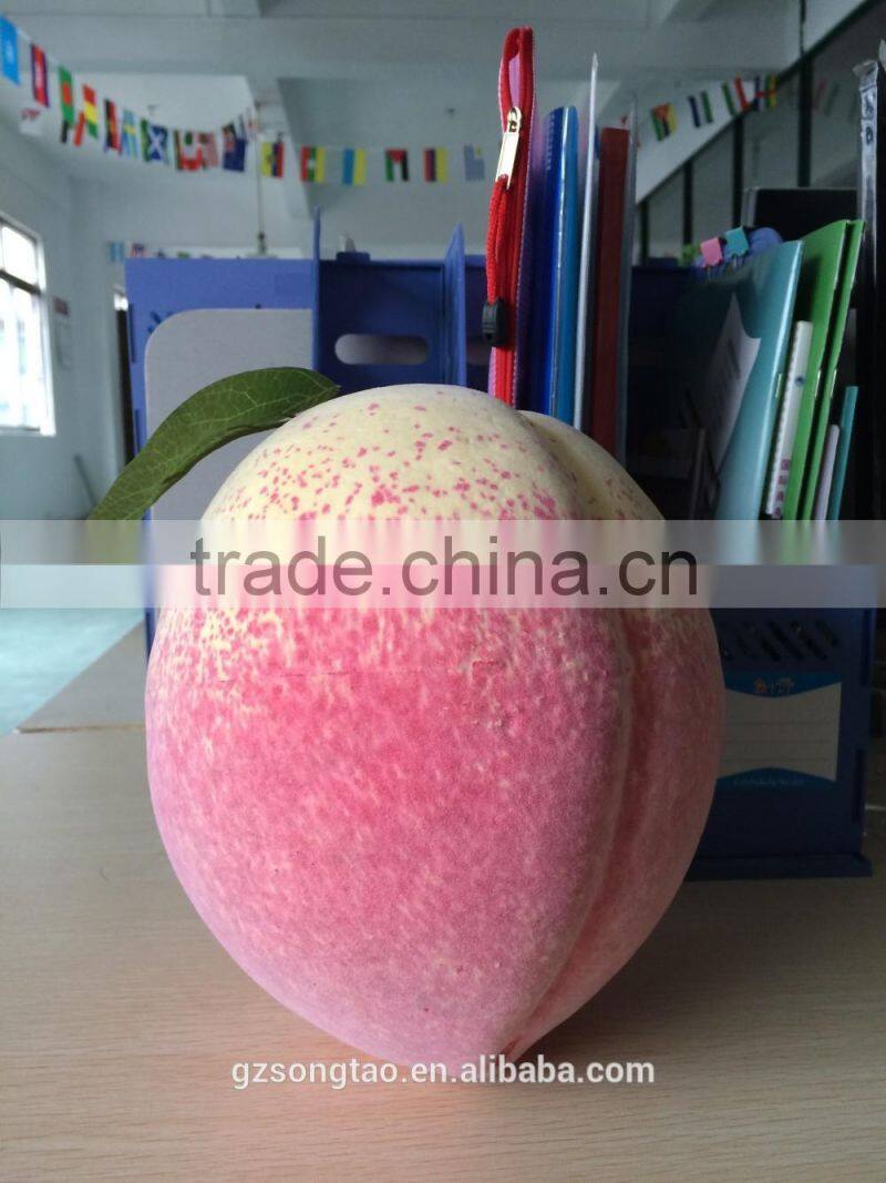 2016 new Wholesale Honey peach artificial fruit for decoration