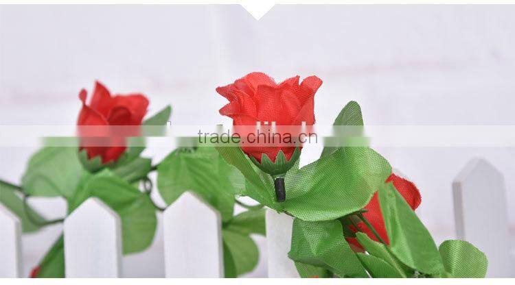 artificial hanging vine plant silk leaf garland