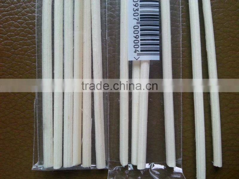 Rattan Reed Diffuser stick 3.0 mm x 25 cm x6 pcs/bag with print OPP Bag packaging