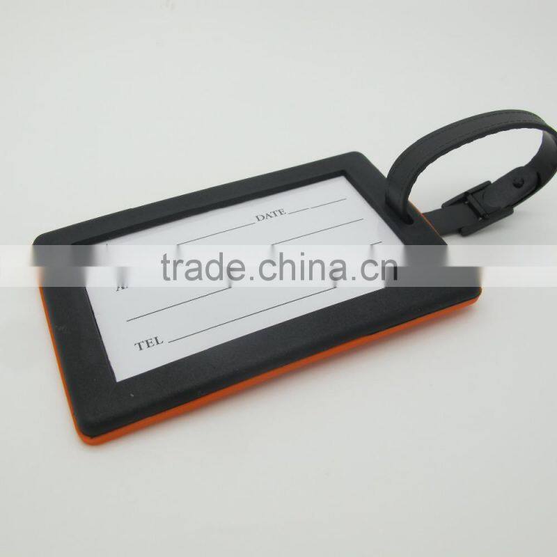 100% Eco-friendly Factory Direct Wholesale Silicone/PVC Luggage Tag