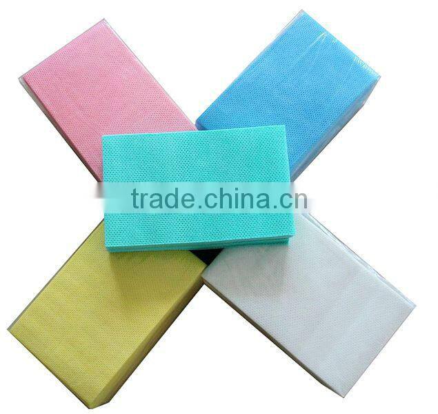 Spunlace disposable household wiping nonwoven wipers
