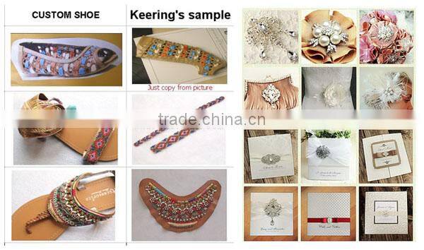 acrylic colorful wholesale crystal rhinestone chain WRC-356