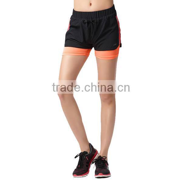 bodybuilding reflective running gear trousers shorts