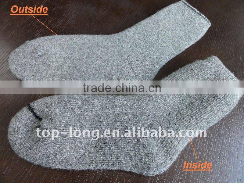 75% Merino wool kint thick socks men/Ski socks