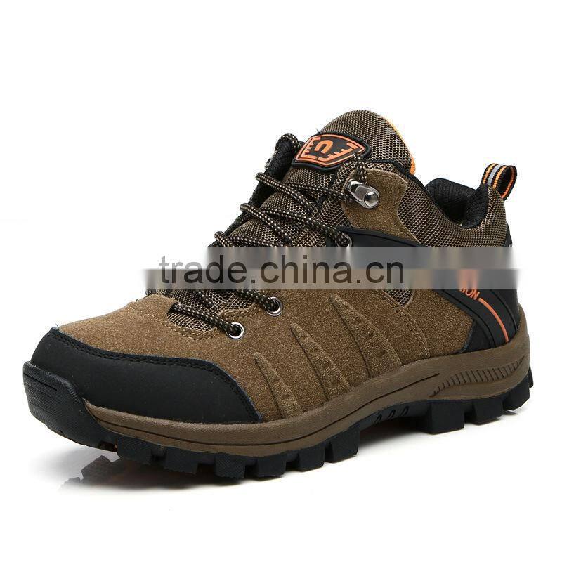 Lovers outdoor middle hiking traveling climbing Shoes boots for pedestrianism or sport can with villi or not