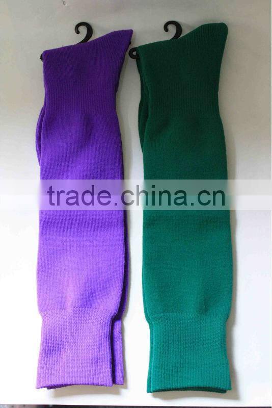 men knee high nylon soccer socks