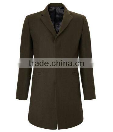 2014 Winter Season Latest Style Formal Occasion Slim Fit Mens Cashmere Men Coat