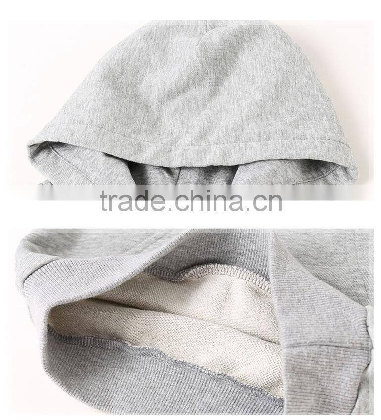 Wholesale OEM Fancy Custom Design Baby Cotton Long Sleeve Pullover Children Plain Hoodies For Kids