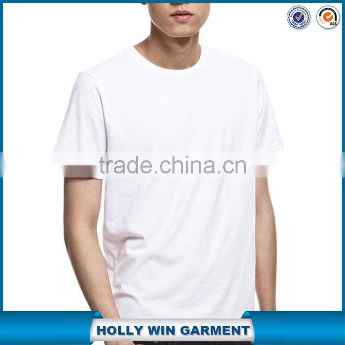 Solid color simple round neck cotton tshirts