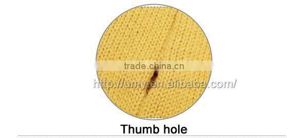 knitted long fingerless gloves