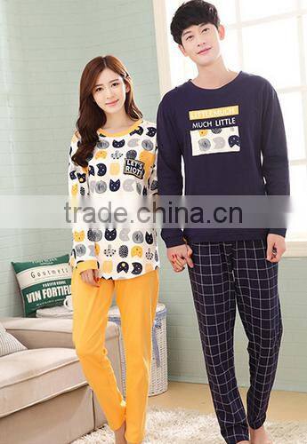 High quality 100% couples pajamas