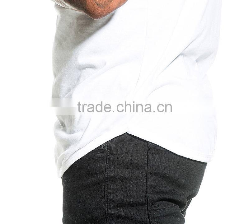 spandex muscle fit gym t-shirt for man