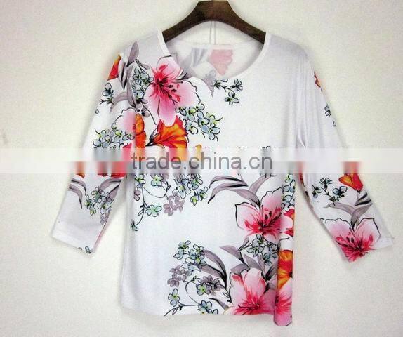 knitwear manufacturer V neck print jumper sweater