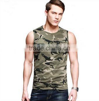 wholesale custom brand camouflage mens gym clothing