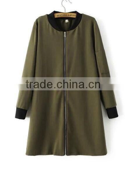 Runwaylover EY1022C OEM service factory direct geometric pattern winter women long jacket coat