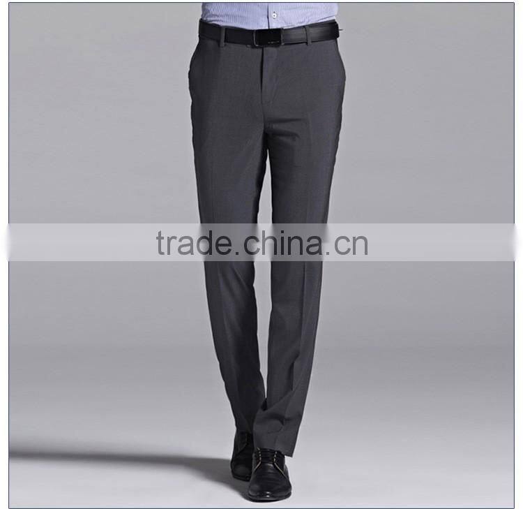 2016 Custom Factory Price Formal Grey Man Pants
