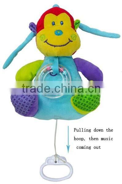 Lovely musical Plush toy for formative education/enlighten education