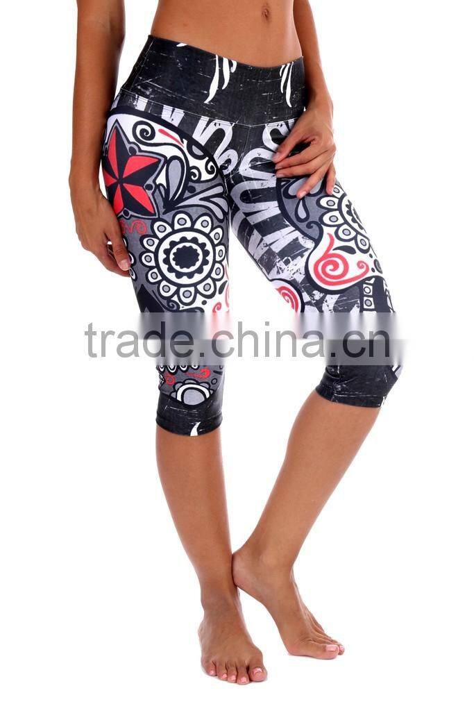 Cheap womens printed leggings best yoga pants for women