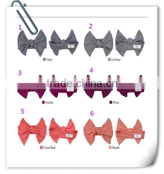 2017 Fancy solid color fabric baby headband custom multifunctional headwear Hair Accessories