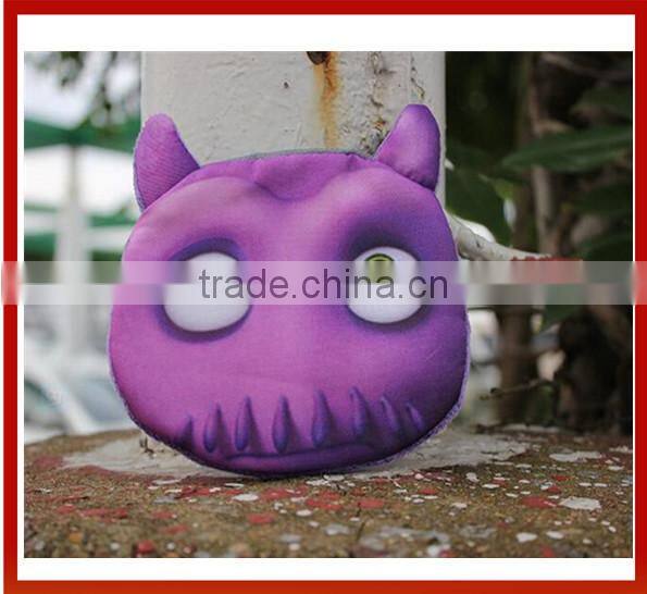 New Design Animal Face Print Wallets Custom Ladies Printed Animal Face Handbag Animal Shaped Handbag