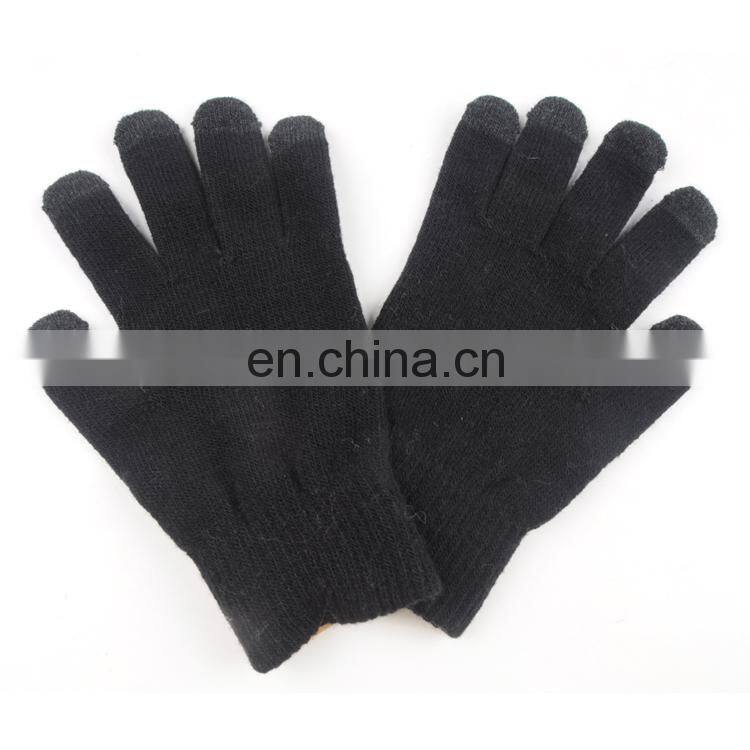 TOROS winter high quality many colors knitted magic acrylic touch screen glove