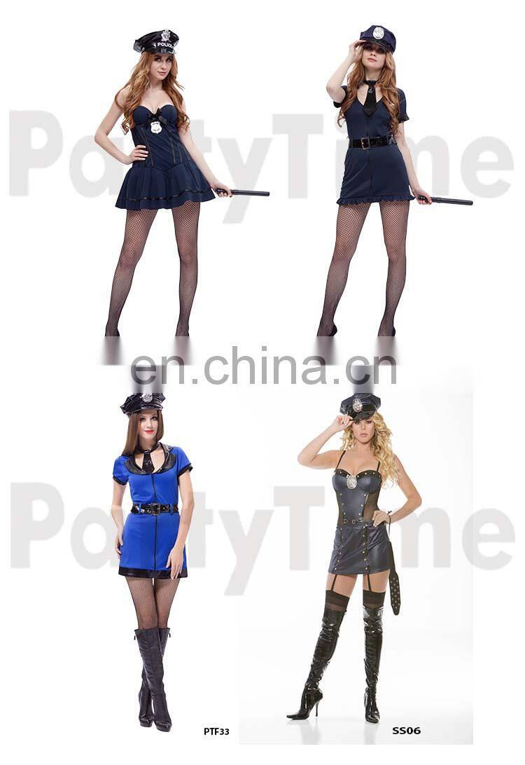 halloween cosplay uniform woman sexy hot police costume