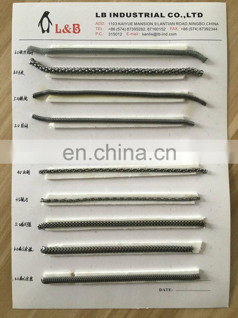 Necklace accessories W IRON CHAIN for decoration