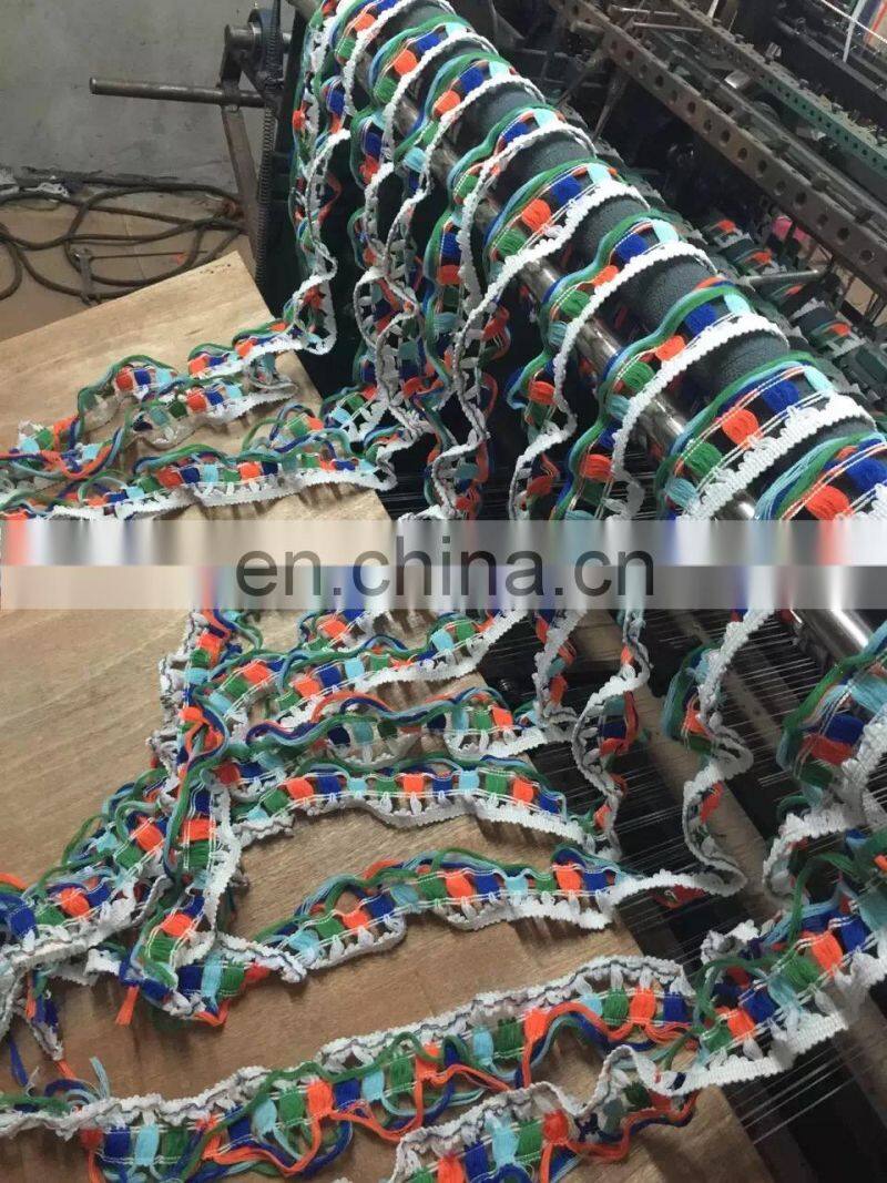 China 2017colorful tape sewing with fringe/tassel yards wholesale pom pom trim