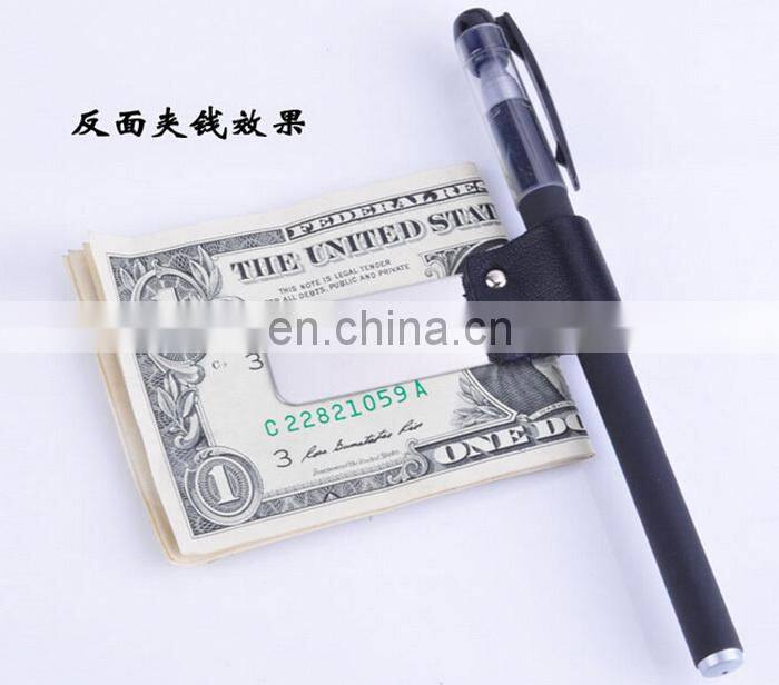 Stainless steel multifunction money clip bottle opener