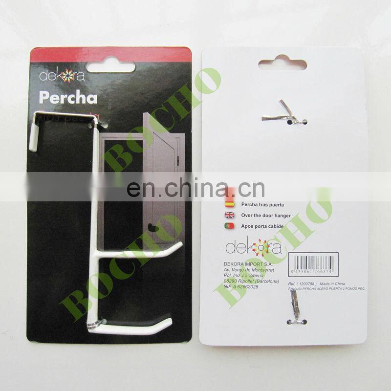 over door hanger with 2 hooks