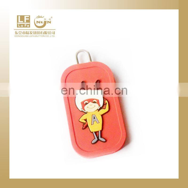 silicone zipper pull