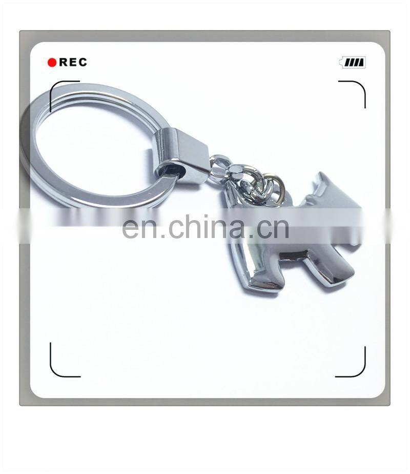 Wholesale fashion dog shaped metal keychain