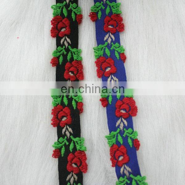 Good quality china embroidery jacquard ribbon