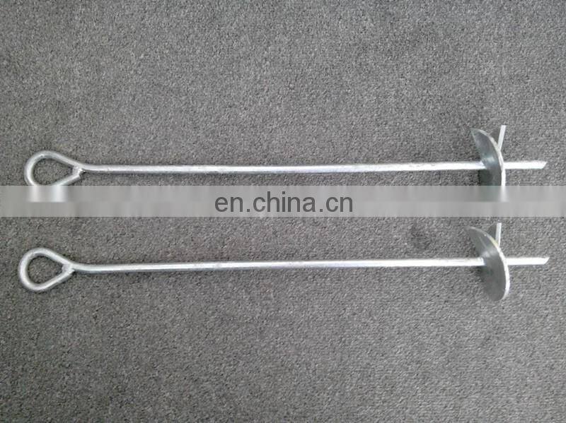 Soil Compression Screw Type Earth Anchor