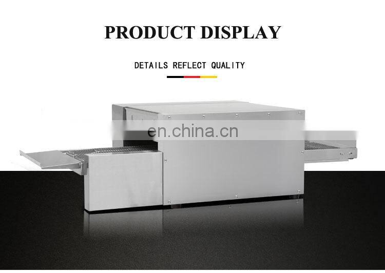 New Condition Stainless Steel Electric/Gas Conveyor Pizza Oven Price baking equipment pizza oven pizza maker for snack machine