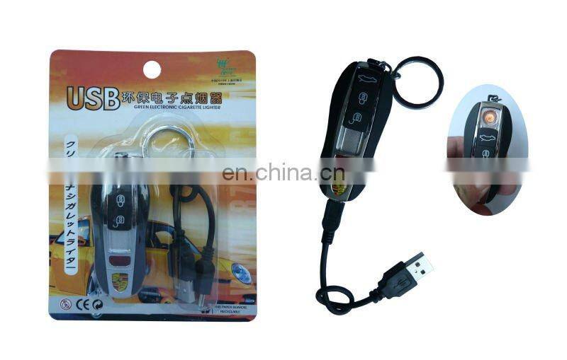 environment protection gas free metal USB lighter-CE & Rohs approved