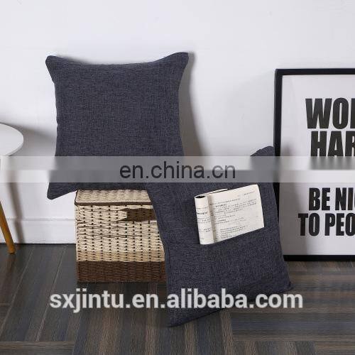 Wholesale Book Pocket Sublimation linen Pillow case Cover