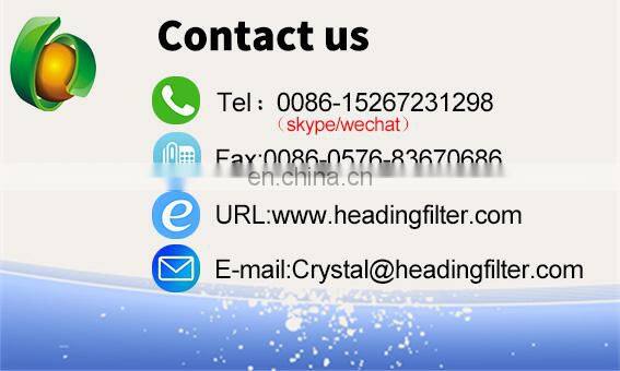 Polyimide/P84 needle punched nonwoven felt for dust collector