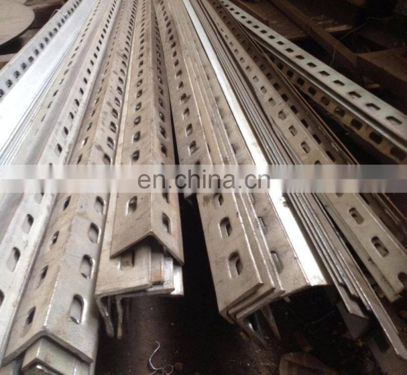 S235JR Cold Rolled Perforated L profiles Sizes