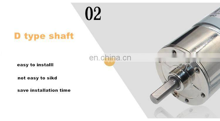chihai motor CHR-GM37-550Permanent magnet dc geared motorhigh speed and high torque 24V enter output shaft dc deceleration motor