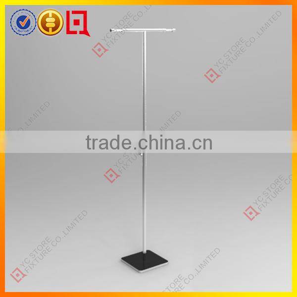 Simple white color bag hanging bag display stand