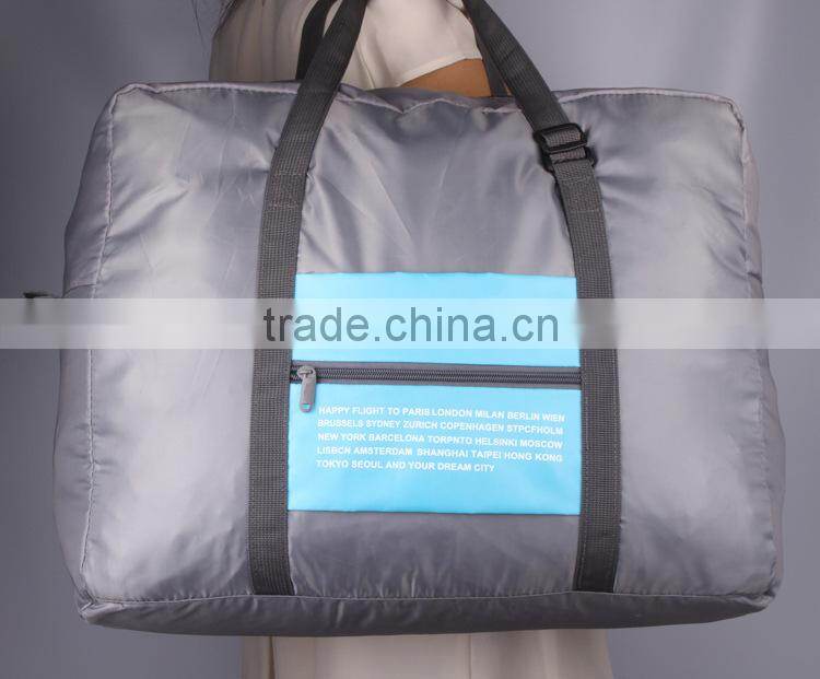 Waterproof Foldable Super Lightweight Large Capacity Storage Luggage Bag for Travel Camping, Sports Gear or Gym, Can Attach on t